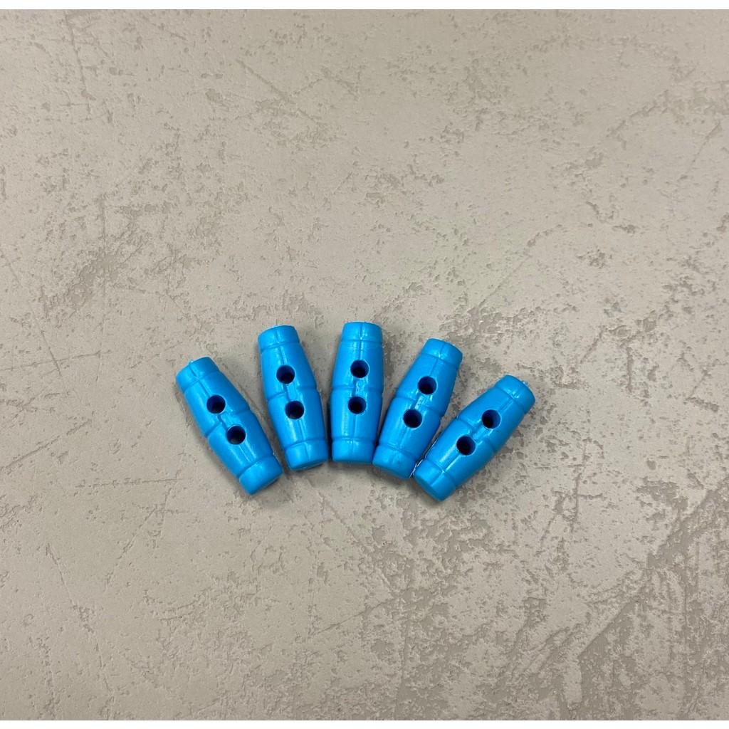 EKN 5’li Plastik Silindir Düğme – Çift Delikli Ip Stopperi / Bağlama Aparatı - 3 Diğer Fiyatı