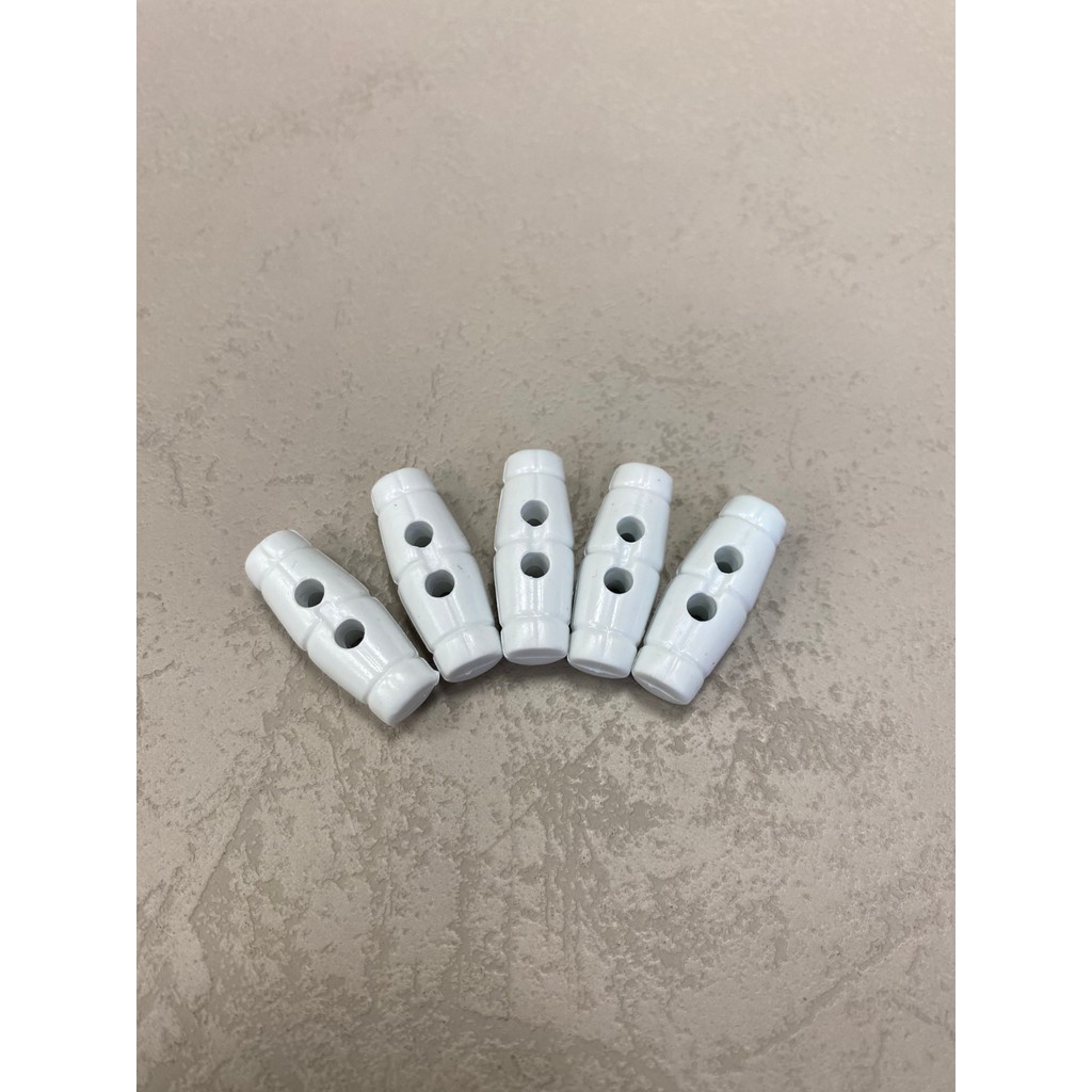 EKN 5’li Plastik Silindir Düğme – Çift Delikli Ip Stopperi / Bağlama Aparatı - 7 Diğer Fiyatı
