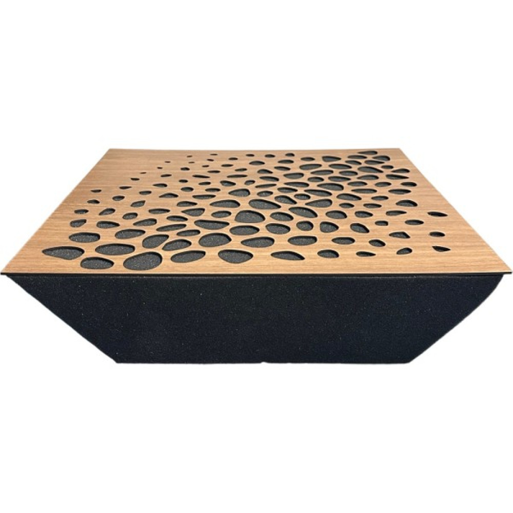 Eko Akustik Basstrap Max Tears Ahşap Difüzör Panel 50CM*50CM*10CM - Ceviz Dış Cephe Yalıtım Malzemeleri Fiyatı