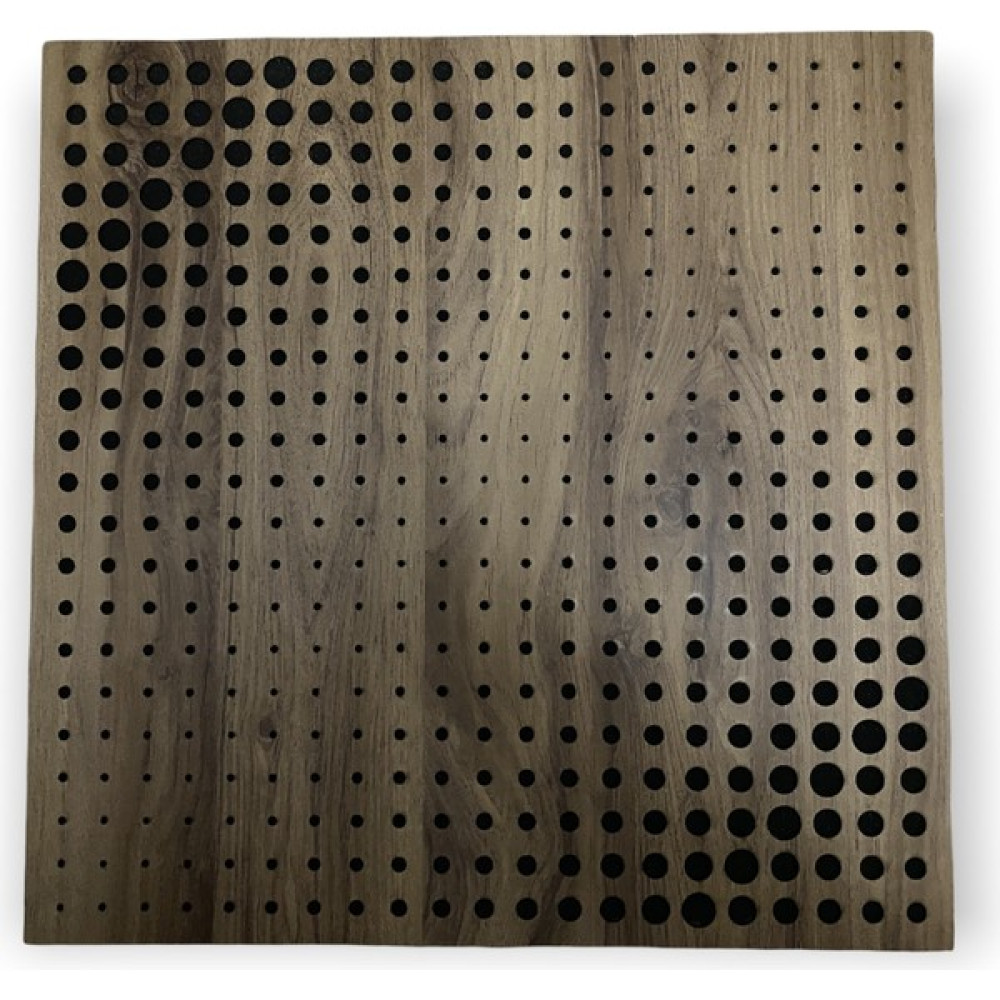 Eko Akustik Ekoakustik Eko Akustik Illusion Ahşap Difüzör Akustik Panel 50CM x 50CM Akustik Panel - Kahverengi Dış Cephe Yalıtım Malzemeleri Fiyatı