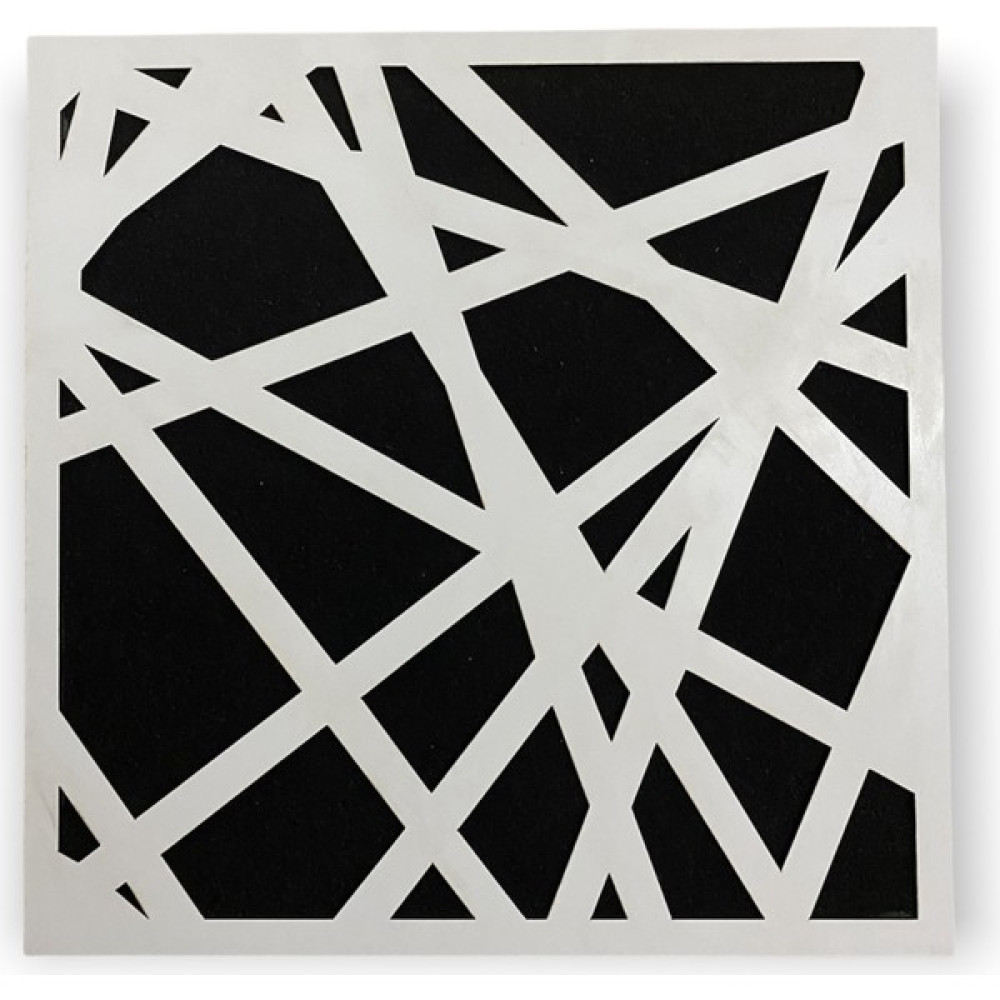 Eko Akustik Ekoakustik Eko Akustik Teraverse Ahşap Difüzör Akustik Panel 50CM*50CM Akustik Panel - Beyaz Dış Cephe Yalıtım Malzemeleri Fiyatı