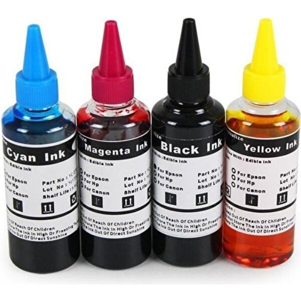 Eko Kartuş Epson L3111 Uyumlu Gıda Mürekkebi 4X100 ml - Renkli Kartuşlar Fiyatı