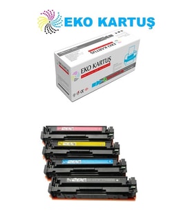 Eko Kartuş Hp Color Laserjet Pro Mfp M477FDN (CF410X) Set Muadil Toner Tonerler Fiyatı
