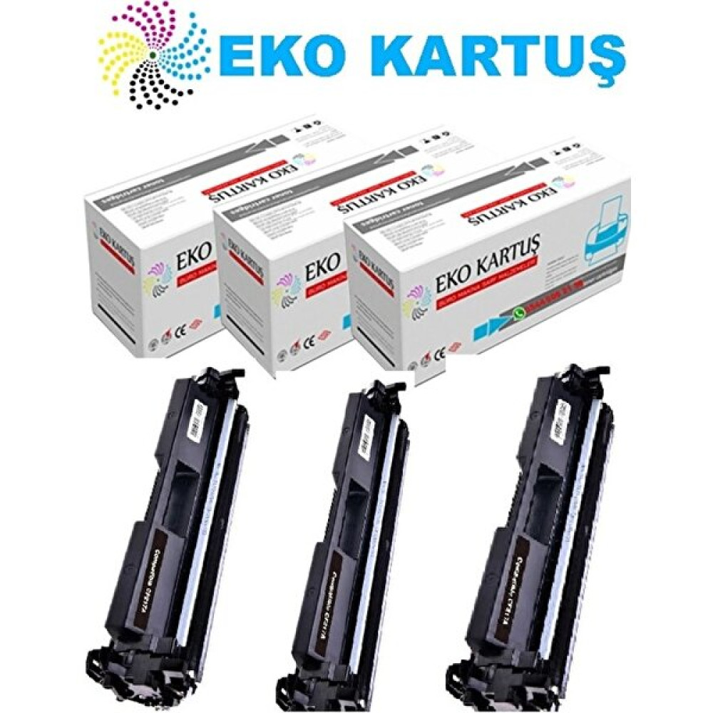 Eko Kartuş Hp Laserjet Pro Mfp M227 Ekonomik Avantajlı 3’lü Paket Muadil Toner, - Renkli Kartuşlar Fiyatı