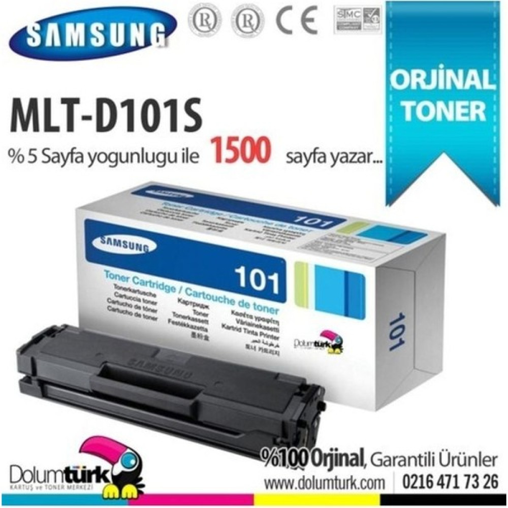 Eko Kartuş Samsung MLT-D101S / ML-2160 / ML-2165 / SCX-3400 / SCX-3405 / SF-760 Orjinal Toner - Renkli Kartuşlar Fiyatı