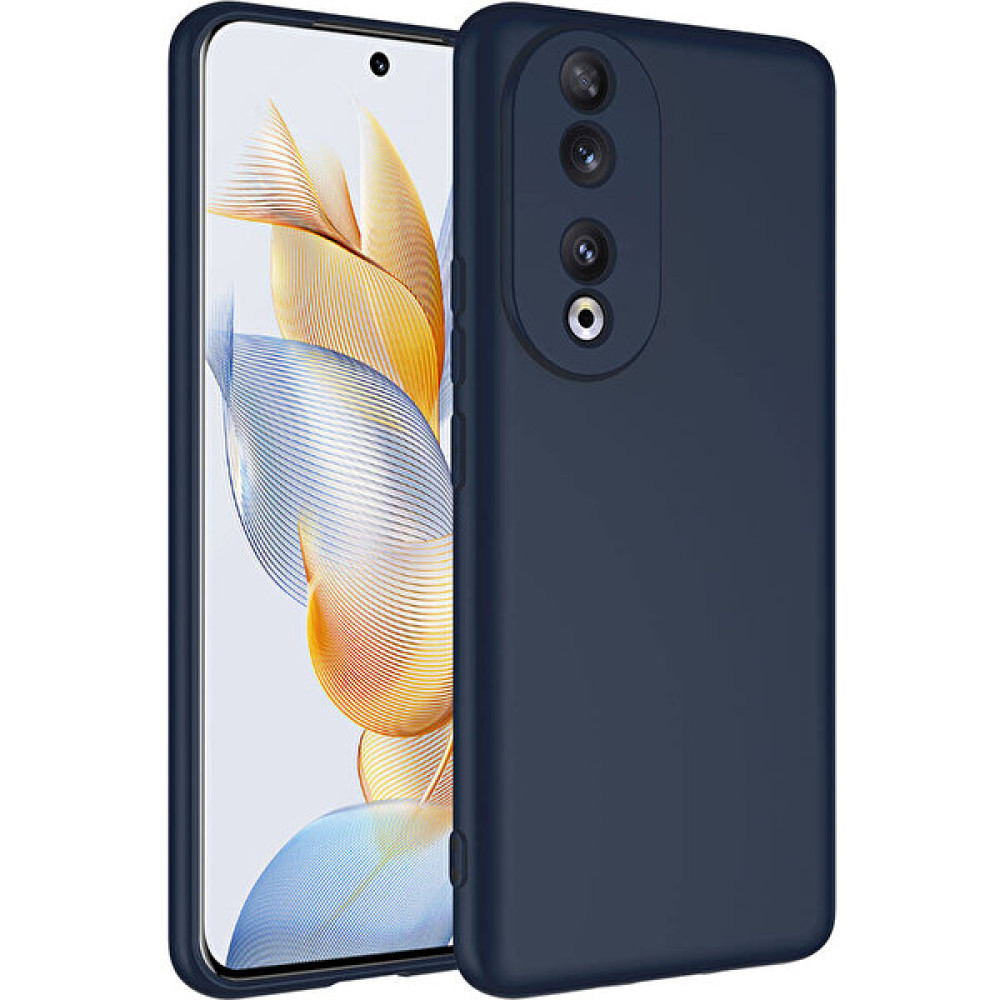Ekolaks Huawei Honor 90 Kılıf Lansman Silikon İçi Kadife Premium Kamera Korumalı Kapak - Lacivert Cep Telefonu Kılıfı Fiyatı