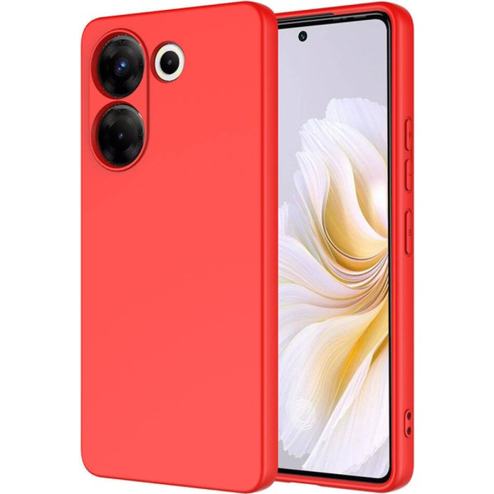 Ekolaks Tecno Camon 20 Pro 4g Kılıf Lansman Silikon İçi Kadife Premium Kamera Korumalı Kapak - Kırmızı Cep Telefonu Kılıfı Fiyatı