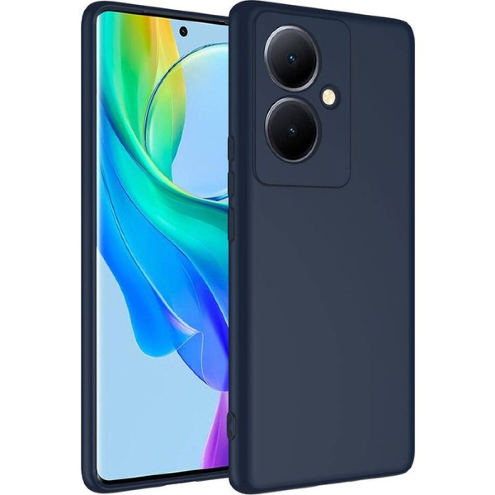Ekolaks Vivo V29 Lite 5g Kılıf Lansman Silikon İçi Kadife Premium Kamera Korumalı Kapak - Lacivert Cep Telefonu Kılıfı Fiyatı