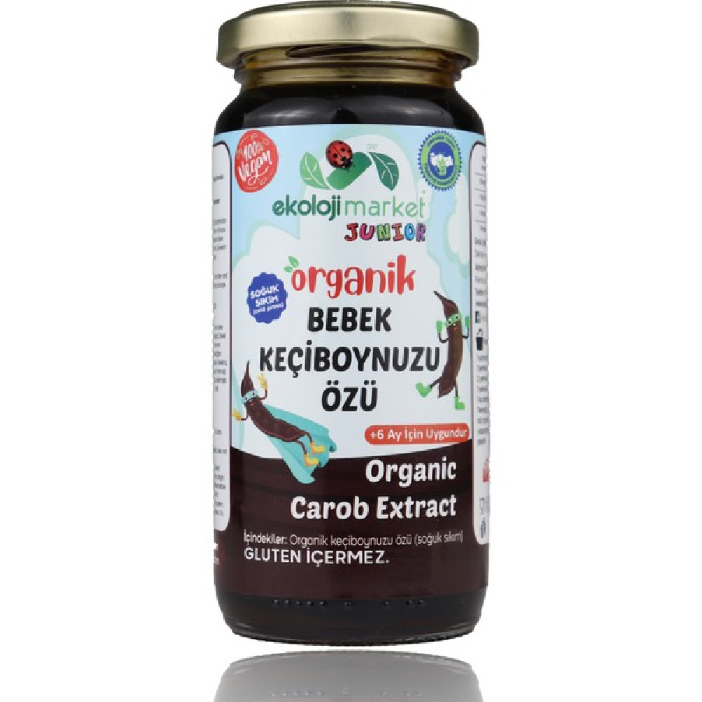 Ekoloji Market Organik Bebek Glutensiz Keçiboynuzu Özü - Hediyesiz Bebek Mamaları Fiyatı