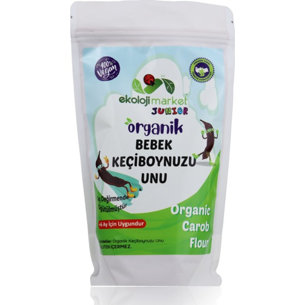 Ekoloji Market Organik Bebek Glutensiz Keçiboynuzu Unu - Hediyesiz Bebek Mamaları Fiyatı