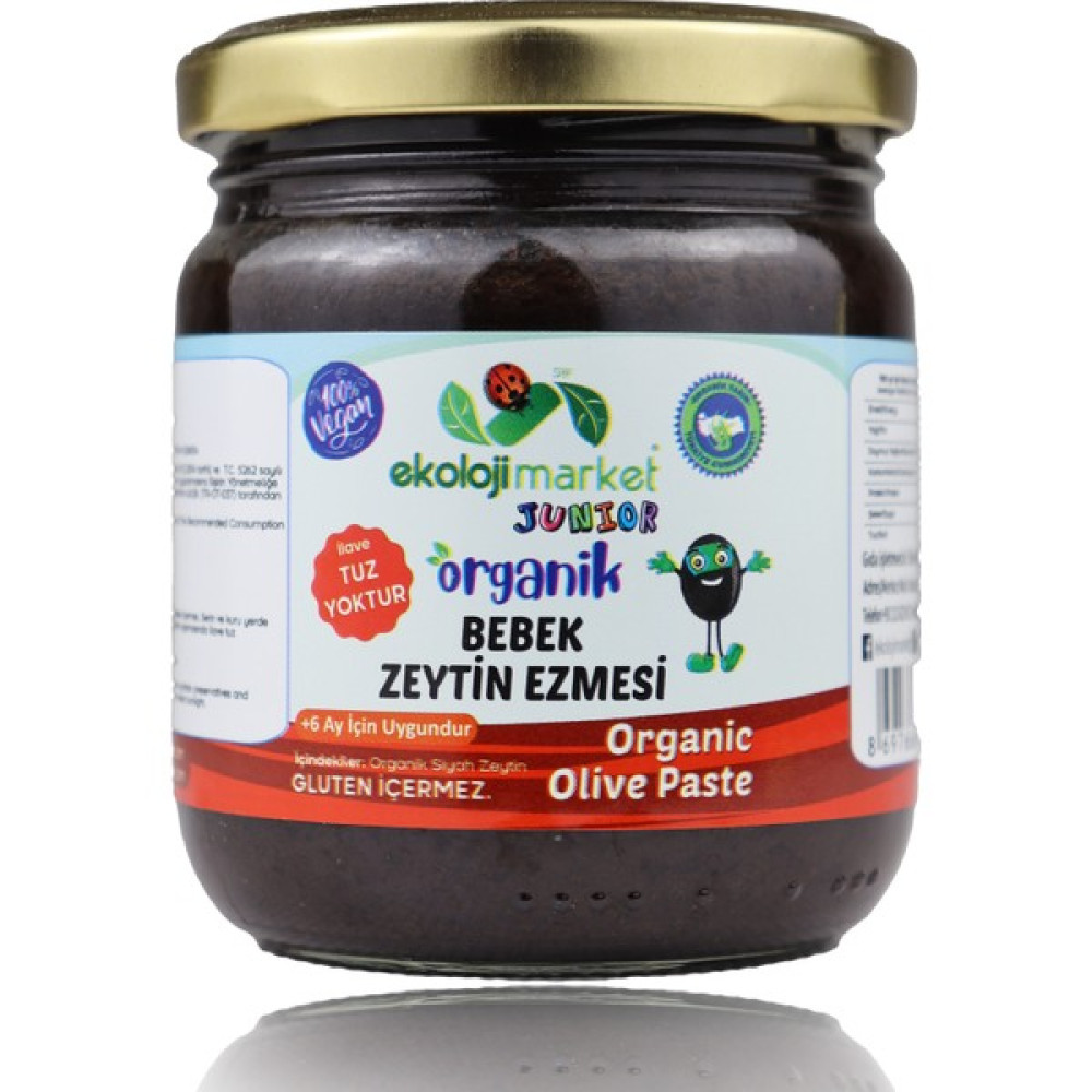Ekoloji Market Organik Bebek Glutensiz Zeytin Ezmesi - Hediyesiz Bebek Mamaları Fiyatı