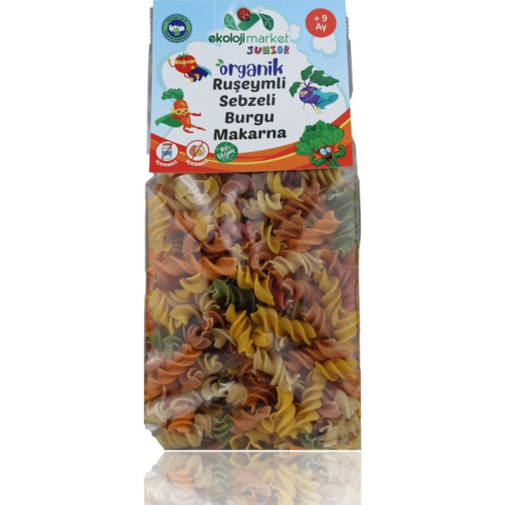Ekoloji Market Organik Ruşeymli Sebzeli Burgu Makarna - Hediyesiz Bebek Mamaları Fiyatı