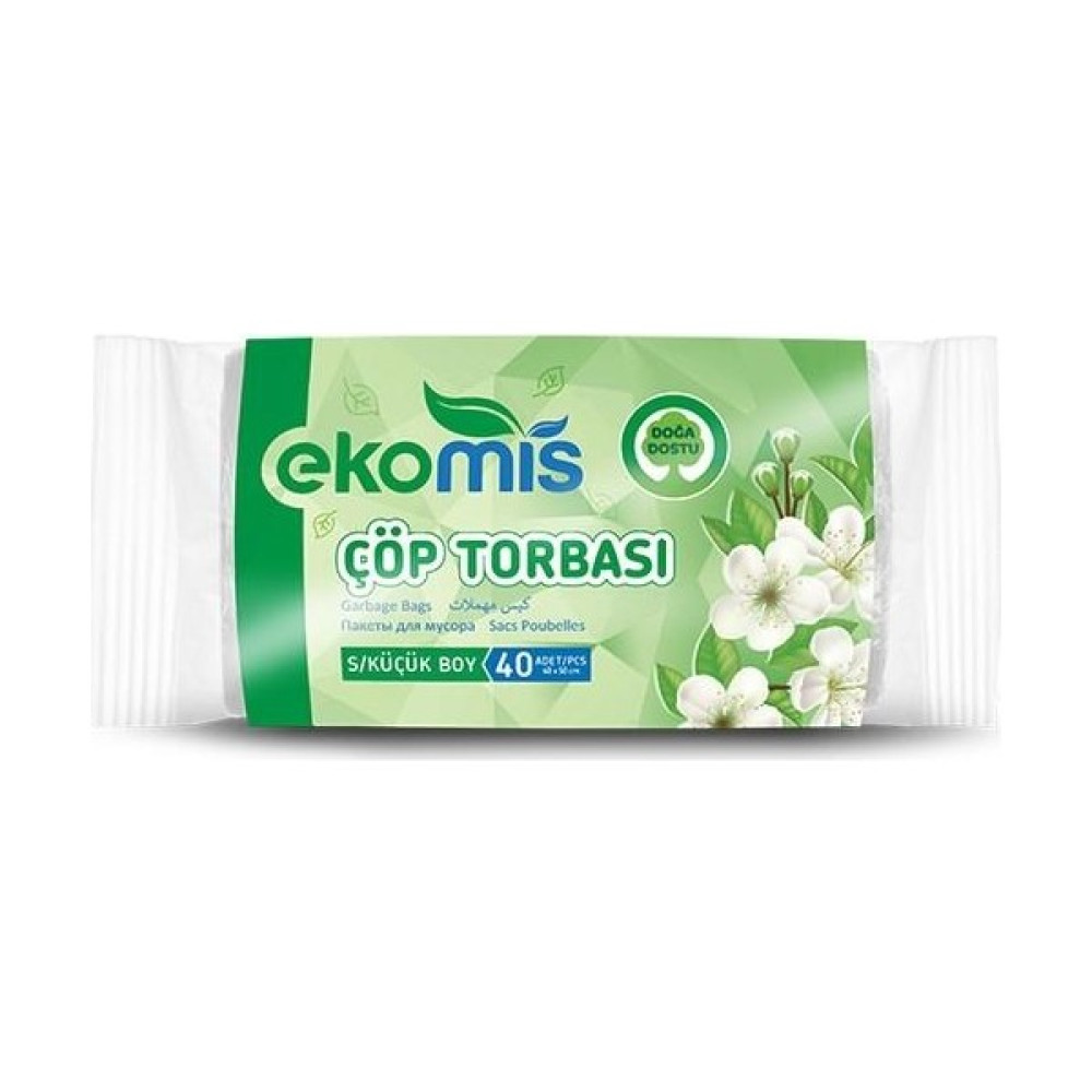 Ekomis Çöp Poşeti Küçük 40'lı Çöp Poşetleri Fiyatı