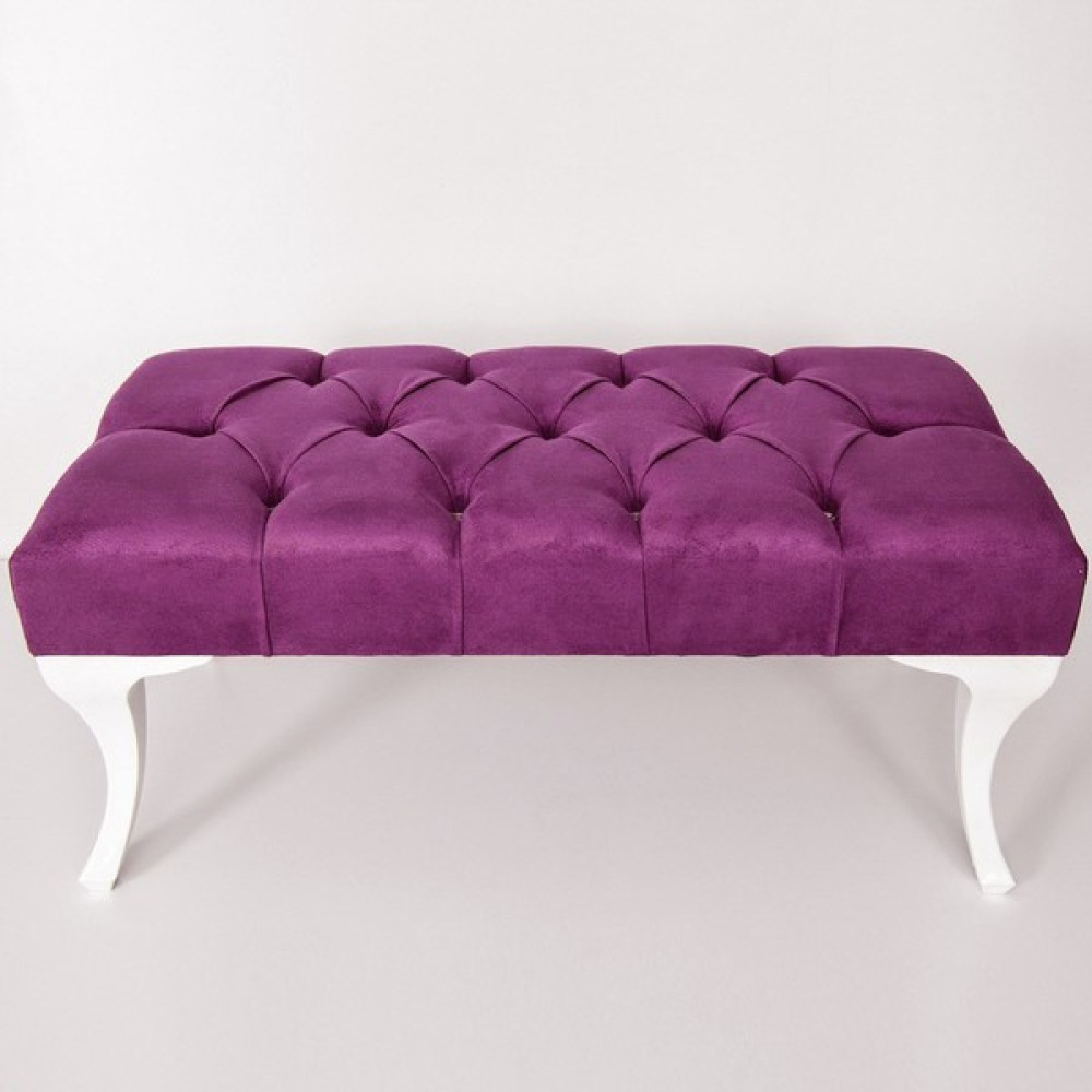 Ekon Gema Hünkar Puf Bench Mor 90 Cm. 1. Sınıf Silinebilir Kumaş Puf Fiyatı