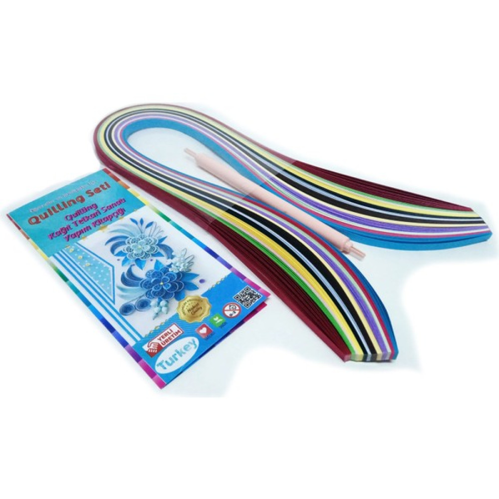 Ekonomik Quilling Öğrenci Seti - Ince Set - 5mm Yardımcı Malzeme Fiyatı