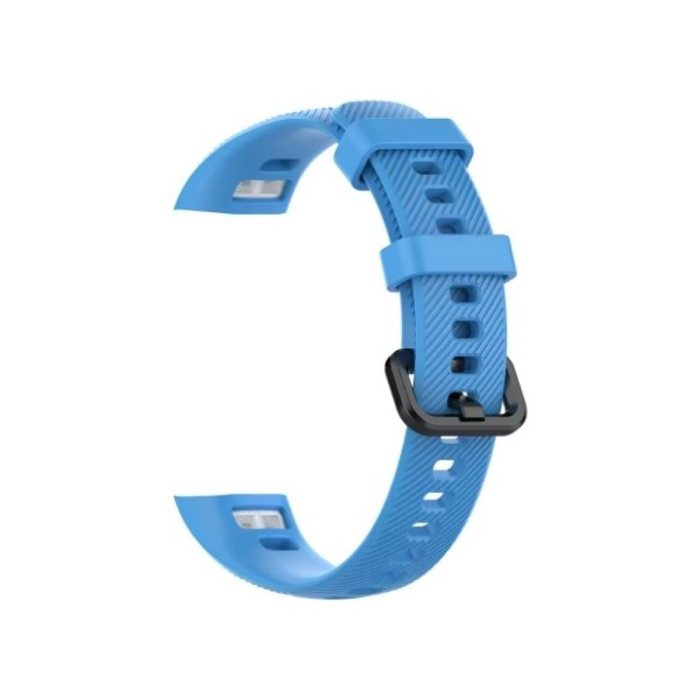 Ekoodukkan Honor Band 5 / 4 Uyumlu Tokalı Silikon Kordon Kayış - Açık Mavi Cep Telefonu Fiyatı