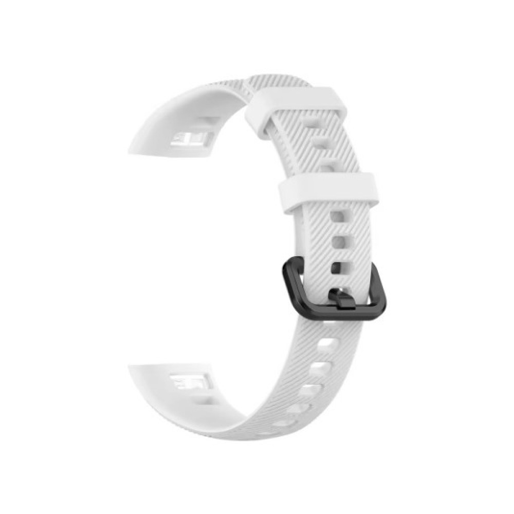 Ekoodukkan Honor Band 5 / 4 Uyumlu Tokalı Silikon Kordon Kayış - Beyaz Cep Telefonu Fiyatı