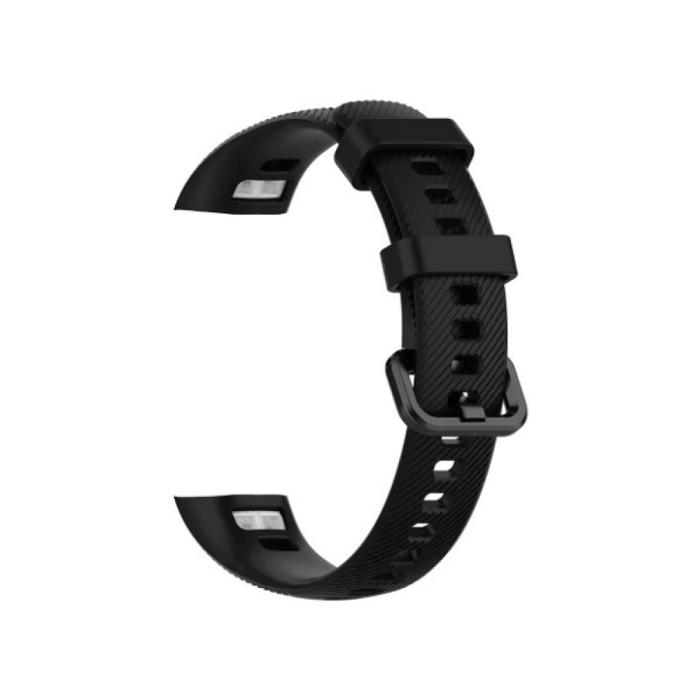 Ekoodukkan Honor Band 5 / 4 Uyumlu Tokalı Silikon Kordon Kayış - Siyah Cep Telefonu Fiyatı