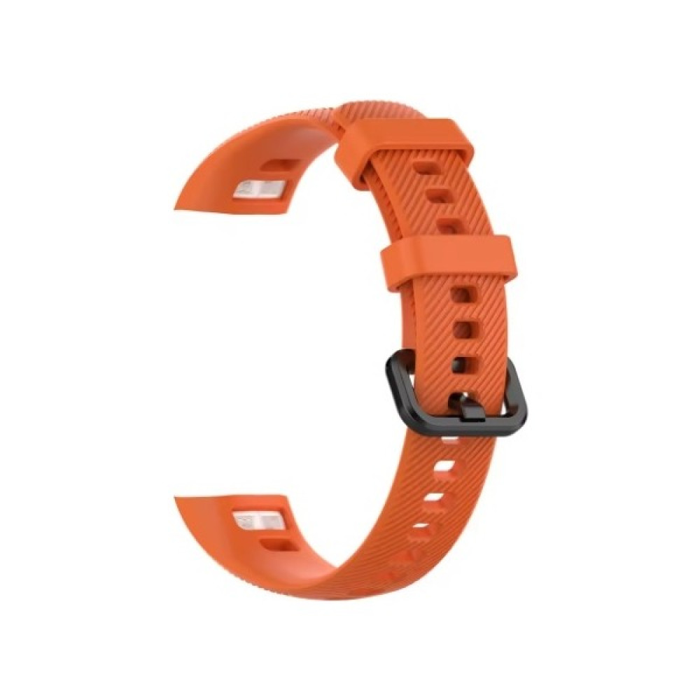 Ekoodukkan Honor Band 5 / 4 Uyumlu Tokalı Silikon Kordon Kayış - Turuncu Cep Telefonu Fiyatı