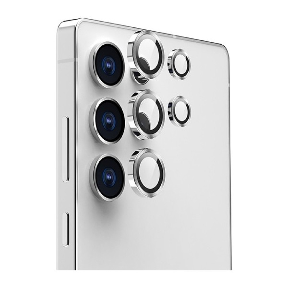 Ekoodukkan Samsung Galaxy S25 Ultra Uyumlu Kamera Lens Koruyucu Cam - Gri Cep Telefonu Ekran Koruyucusu Fiyatı