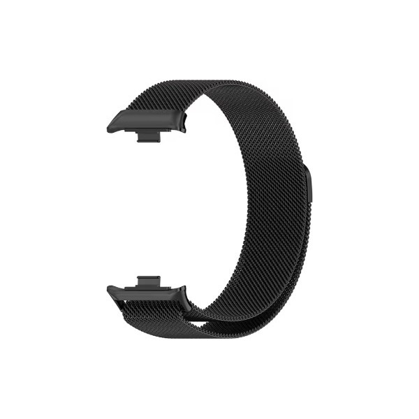 Ekoodukkan Xiaomi Smart Band 9 Pro / 8 Pro Uyumlu Manyetik Mıknatıslı Hasır Metal Kordon Milanese - Siyah Cep Telefonu Fiyatı