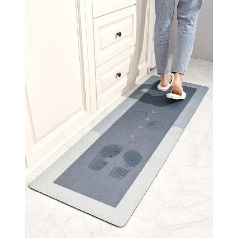 Ekostem Su Emici Banyo Paspası Kaymaz Taban 40X120 cm Gri Klozet Takımı Fiyatı