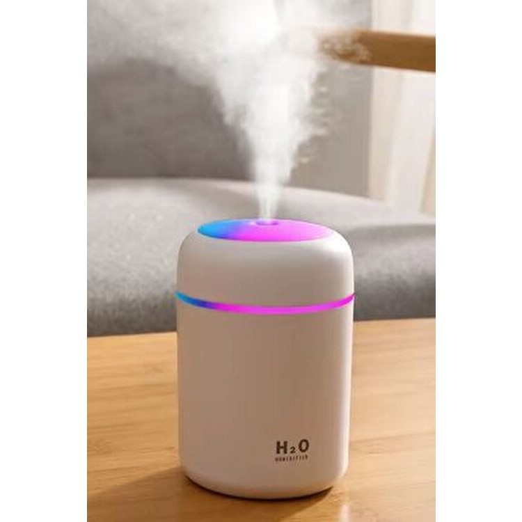 Ekru Cep 300 ml Ultrasonik Hava Nemlendirici Buhar Makinesi Beyaz Renkli Aroma Difüzörü Diğer Fiyatı