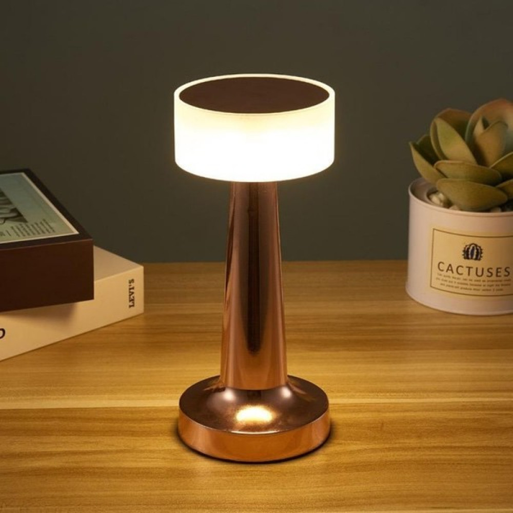 Ekru Cep Dekoratif Şarjlı Dokunmatik LED Masa Lambası USB Kablolu Abajur ve Gece Lambası Gece Lambası Fiyatı