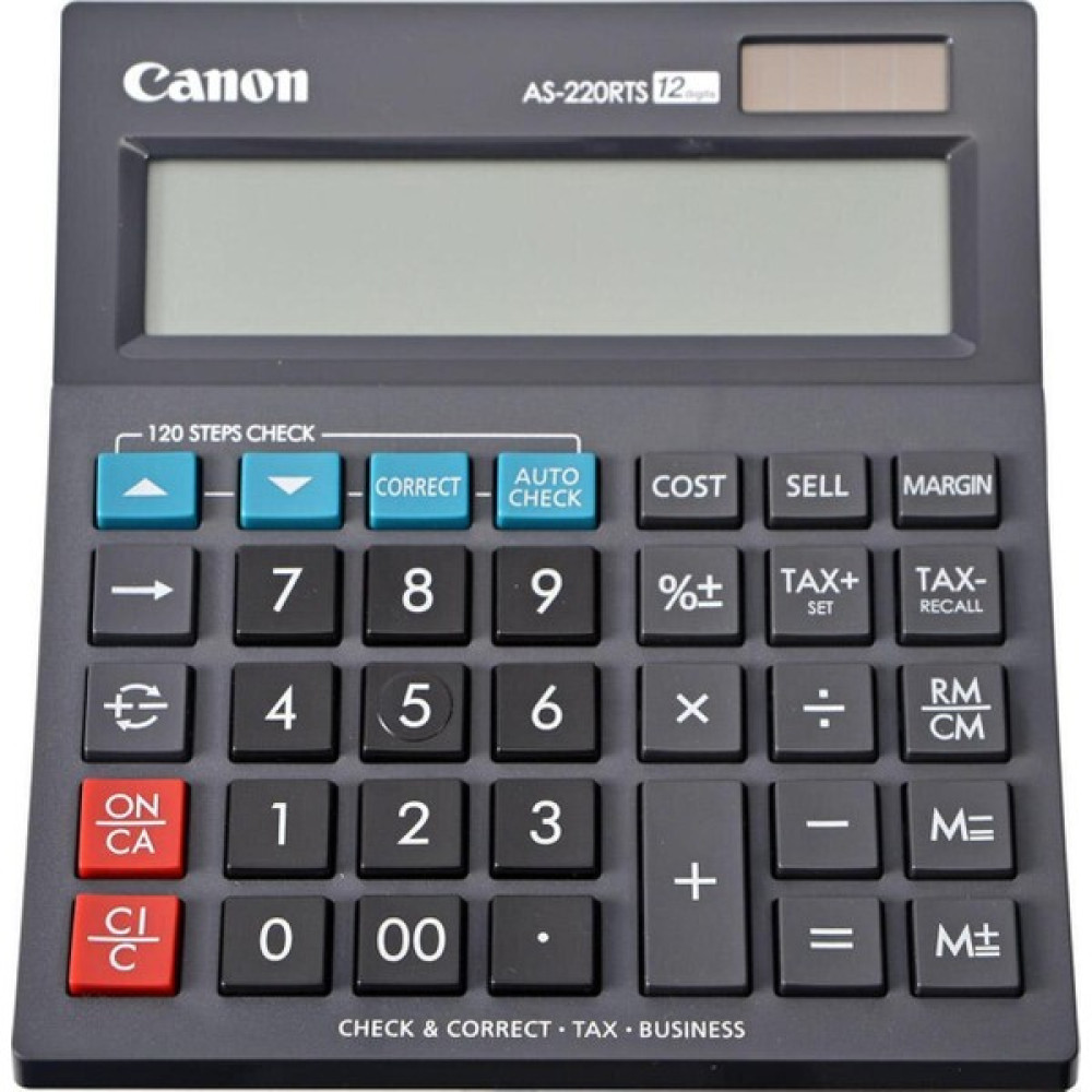 EKS Ticaret Canon AS-220 Rts Hesap Makinesi 12 Haneli Hesap Makinesi Fiyatı