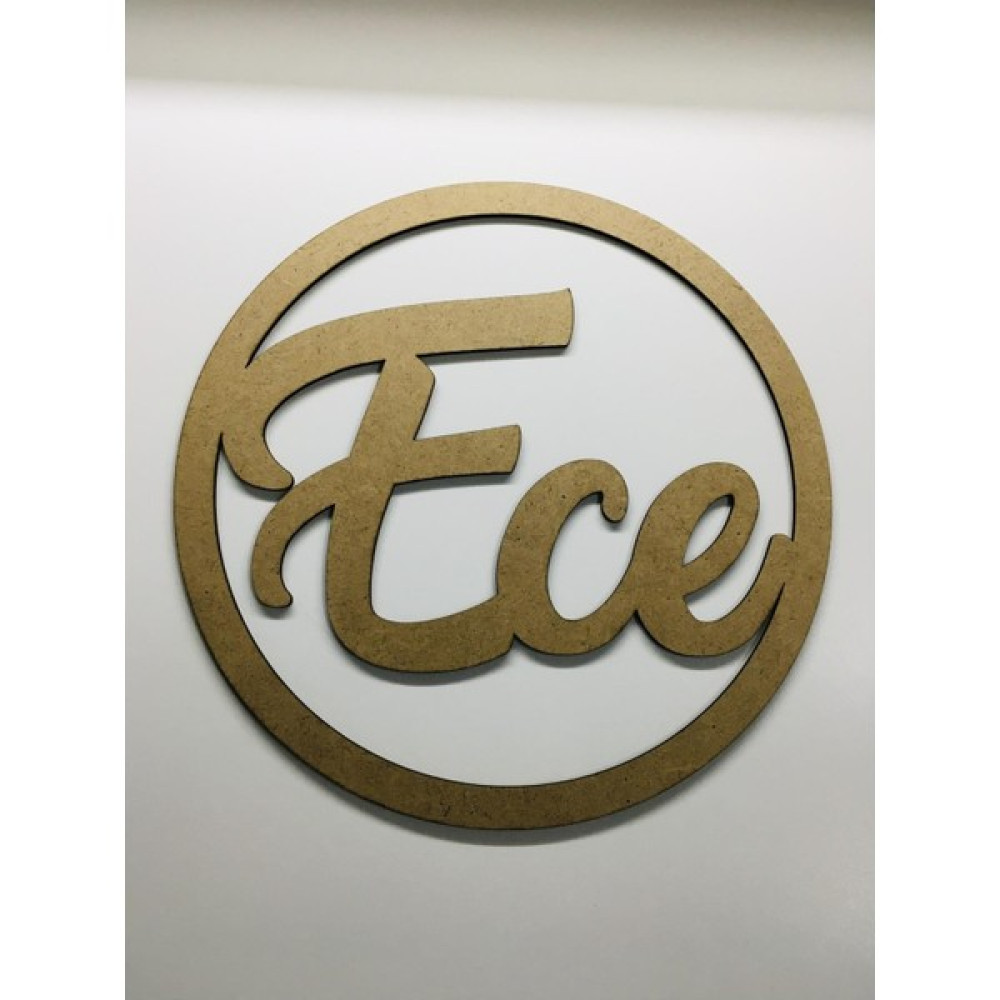 EKS Ticaret Estölye Kapı Süsü Isimli Kasnak,makrome Çember,makrome Isimlik 35X35 cm - Bej - 100 x 1300 cm Paspas Fiyatı