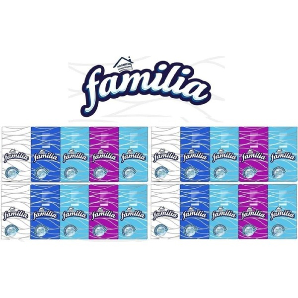 EKS Ticaret Familia Cep Mendili Peçete 20 Paket Peçete Fiyatı