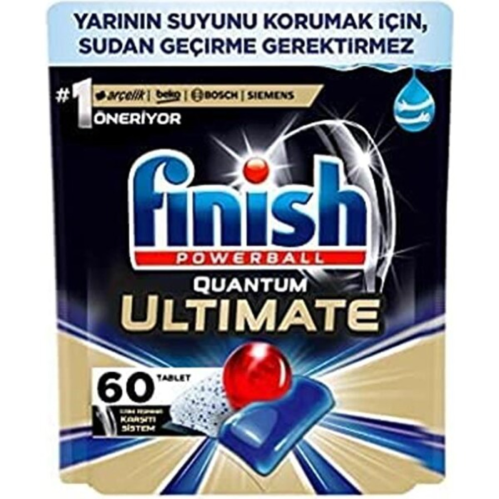 EKS Ticaret Finish Quantum Ultimate 60 Kapsül Bulaşık Makinesi Deterjanı Tableti Bulaşık Yıkama Fiyatı