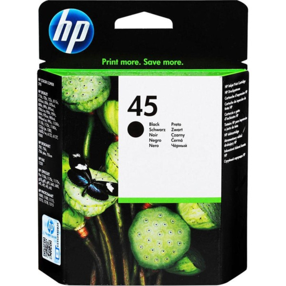 EKS Ticaret HP 45 Siyah (Black) Kartuş 51645AE - Renkli Kartuşlar Fiyatı