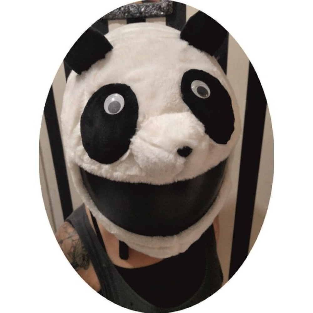 EKS Ticaret Kaskmania Peluş Kask Kılıfı Panda Motorsiklet Kaskları Fiyatı
