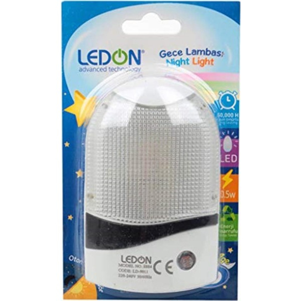EKS Ticaret Ledon LD-9011 Ledli Gece Lambası Fotoselli * QL-8884 Sensörlü - Renkli Gece Lambası Fiyatı