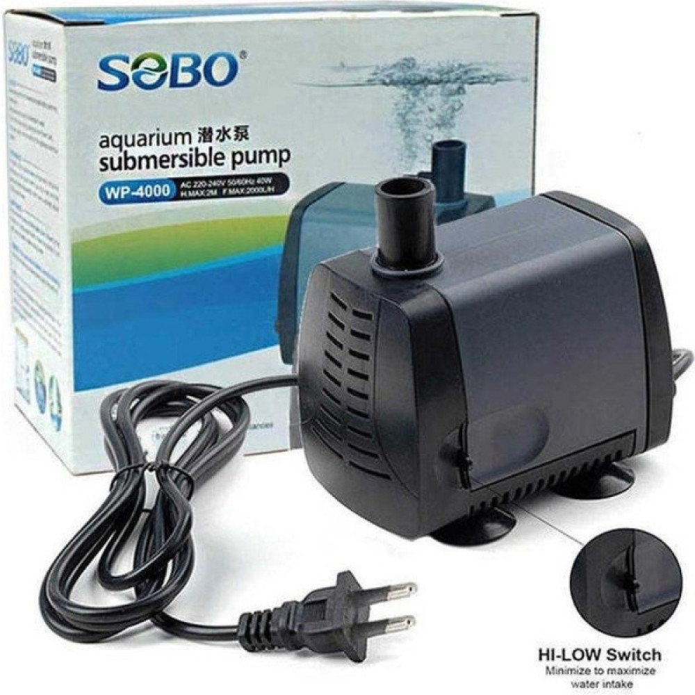 EKS Ticaret Sobo WP-4000 Akvaryum Kafa (Sump) Motoru 2000 L/s 40 W Evcil Hayvan Ürünleri Fiyatı