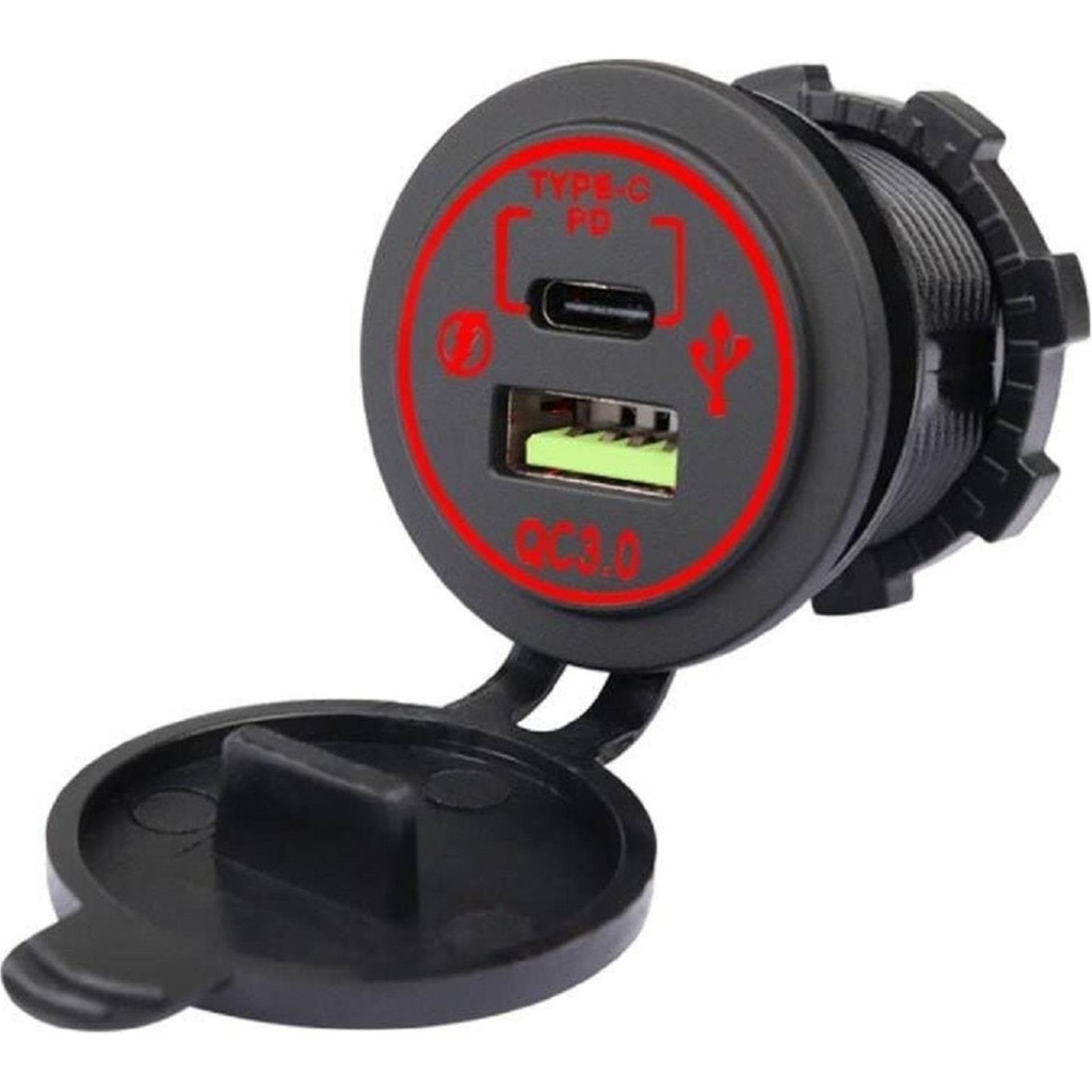 EKS Ticaret Space USB - Type-C Soket 12-24V / ICCA103 Bilgisayar Çevirici ve Adaptörü Fiyatı