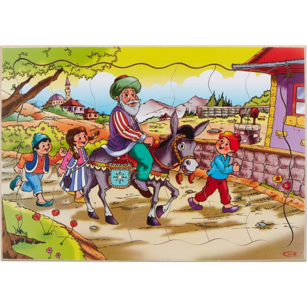 Eksen Ahşap Eğitici Puzzle Yapboz Nasrettin Hoca 35 Parçalı Eğitici Oyuncak Fiyatı