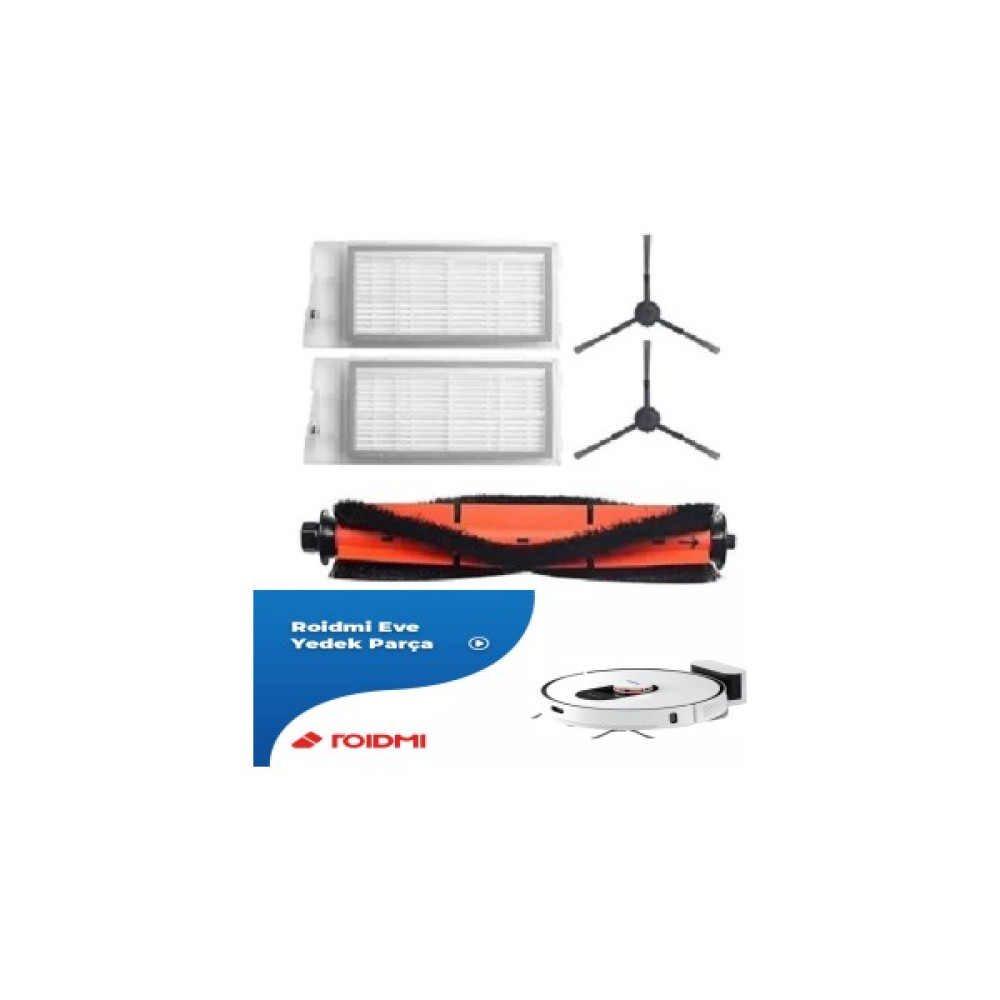 Ekstore Roidmi Eve / Roidmi Eve Plus Robot Uyumlu 5 Li Set Elektrikli Süpürge Aksesuarları Fiyatı