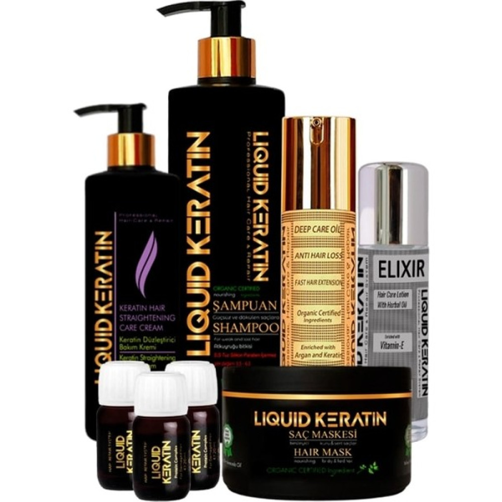 Ekstra Düzleştirici Onarıcı Mega Keratin Seti 1 Saç Bakım Maskeleri & Serumlar & Spreyler Fiyatı