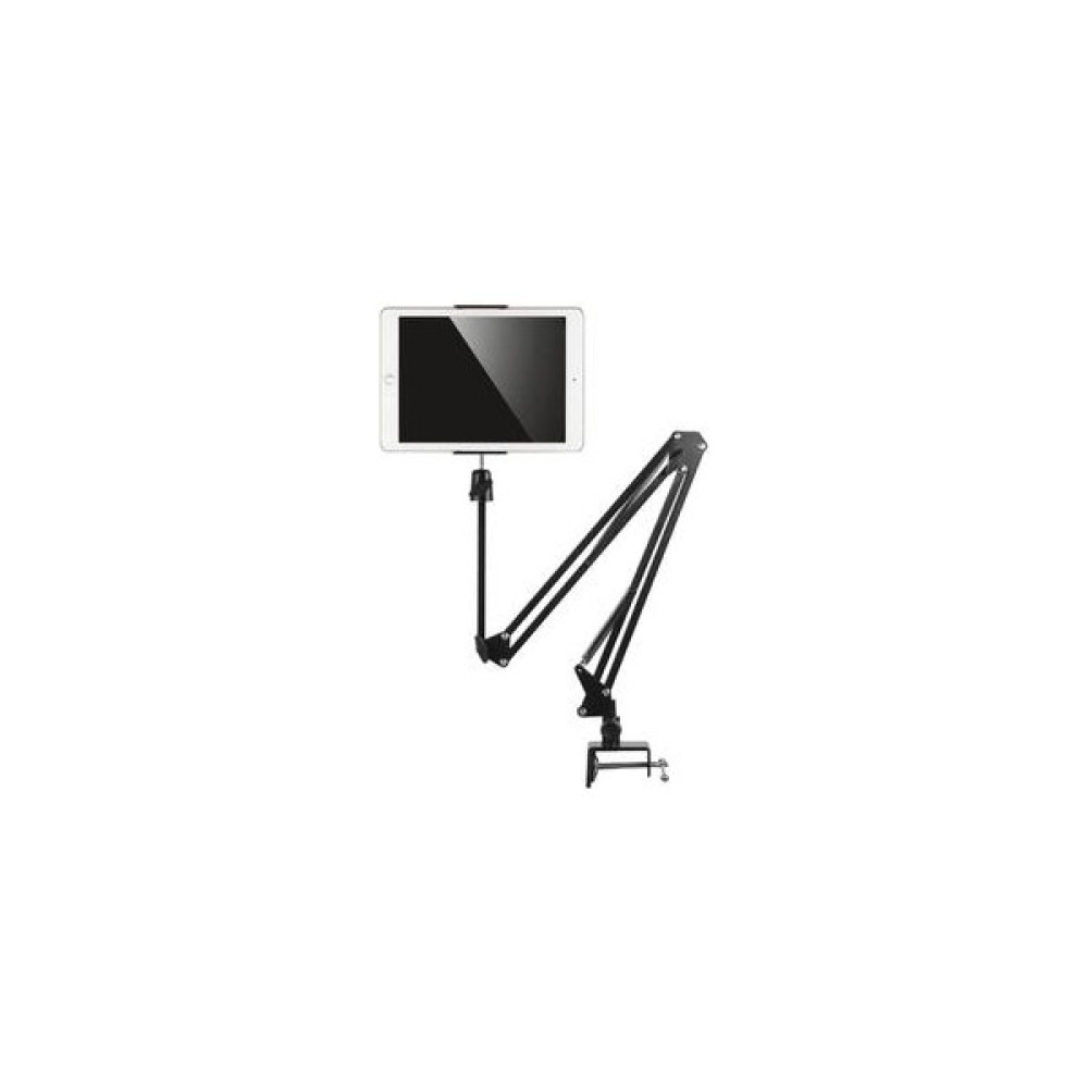 Ekstra Uzun Metal Standı Telefon ve Tablet Masa Telefonu Tablet Tutucu 360 ° Ayarlanabilir Siyah | Telefon Sahipleri ve duruş Cep Telefonu Tutucu Fiyatı