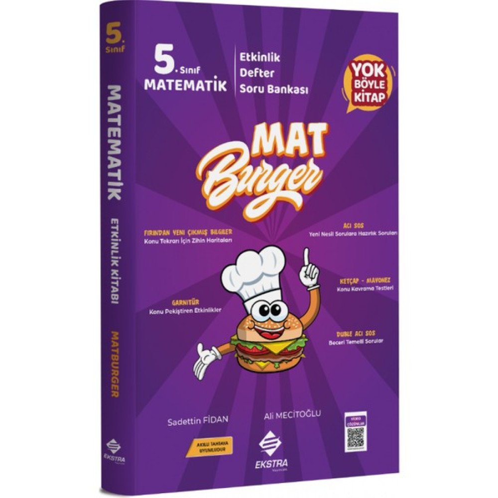 Ekstra Yayınları 5.Sınıf Matematik Matburger Soru Bankası Matematik Fiyatı