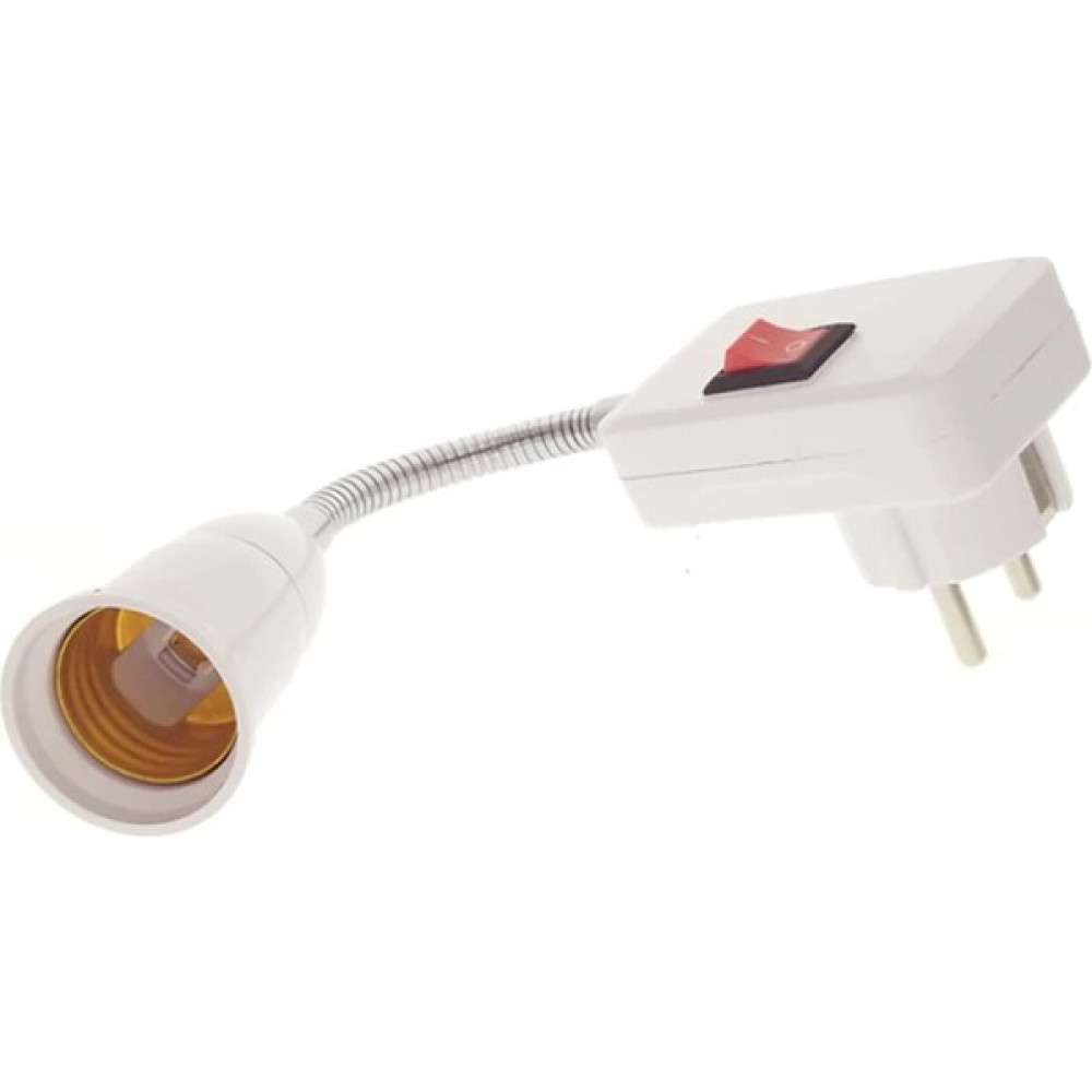 Ekvator Prizi E27 Duya Dünüştürücü Anahtarlı Oynar Başlıklı Duy-30 cm - 30 cm Nalburiye & Hırdavat Fiyatı