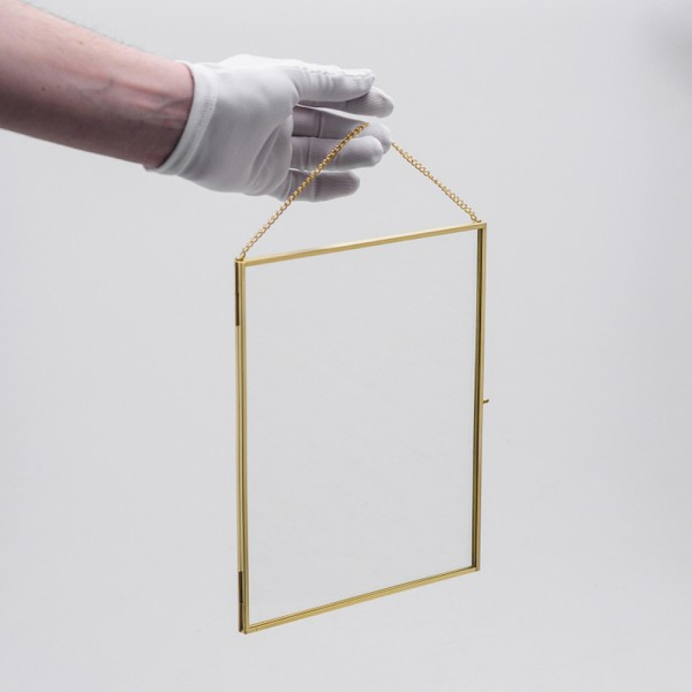 El Crea Designs Duvar Askılı Cam Resim Fotoğraf Çerçevesi Iskandinav Tarzı Dekorasyon Ham Pirinç Gold Brass 25X20CM Resim & Fotoğraf Çerçevesi Fiyatı
