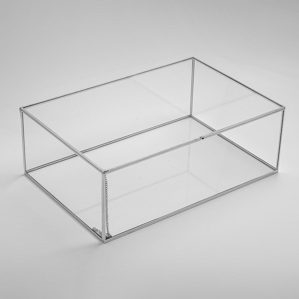 El Crea Designs Gümüş Silver Kapaklı Takı Aksesuar Çikolata Kutusu 30X20X10CM Eşya Saklama Kutusu Fiyatı