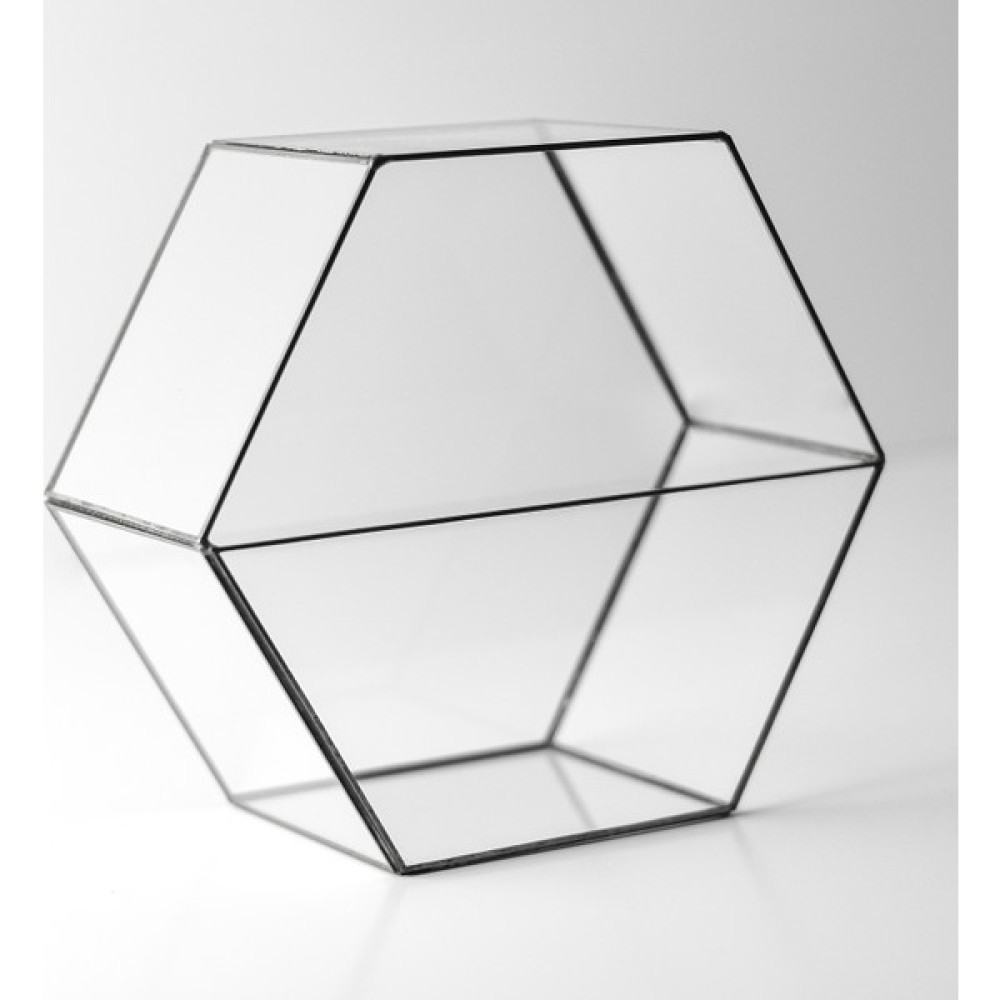 El Crea Designs Teraryum Geometrik Prizma Cam Fanus Siyah Antrasit Hediyelik Fanus Oto Boyaları Fiyatı