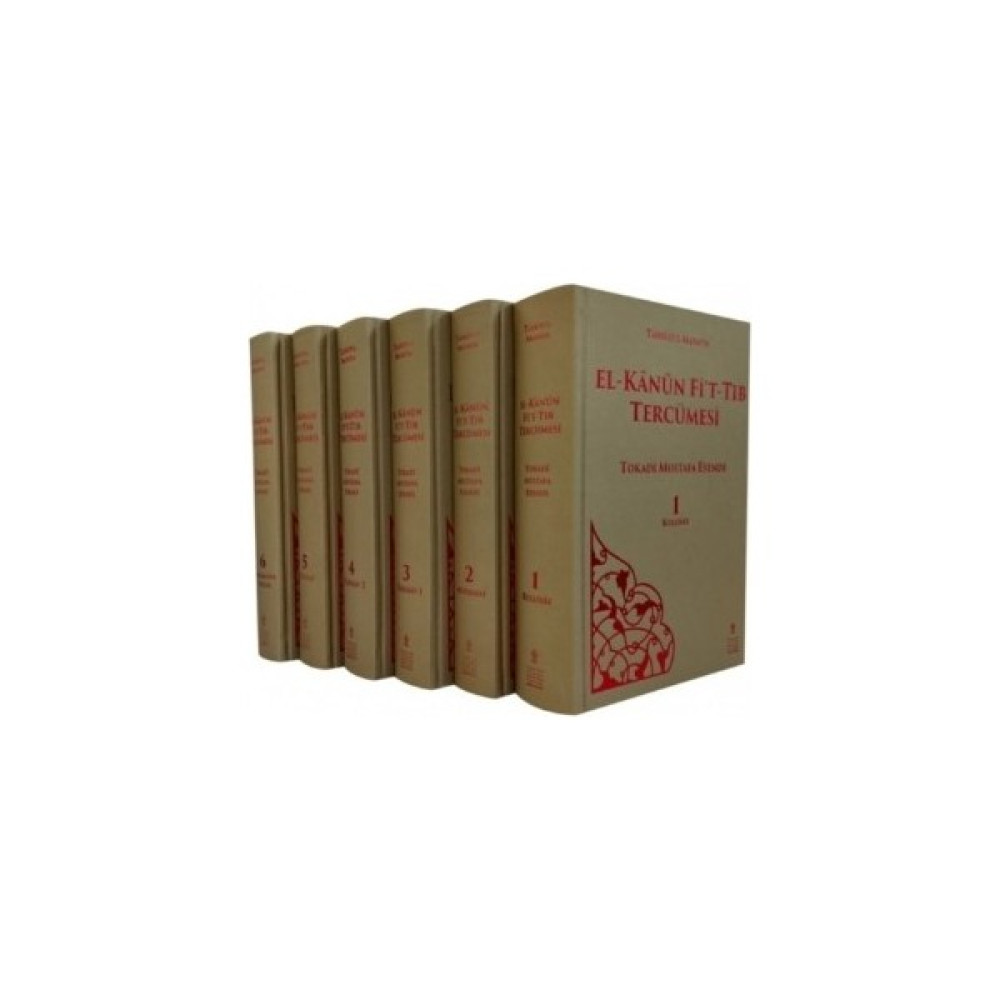 El-Kânûn Fi't-Tıb Tercümesi (6 Cilt Takım) - Tokadî Mustafa Efendi (Ciltli) Tıp Kitapları Fiyatı
