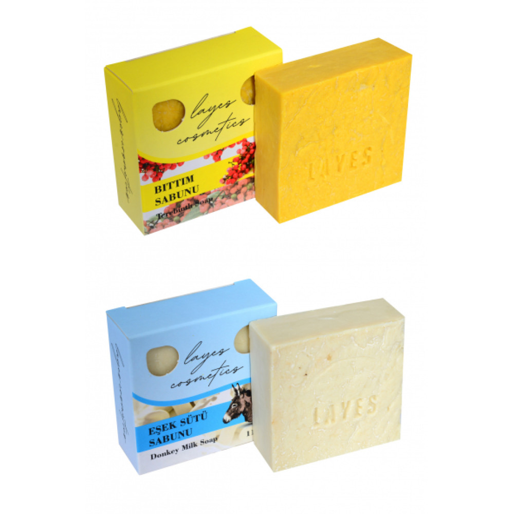El Yapımı Bıttım Sabunu 110 G + Esek Sutu Sabunu 110 G Duş Jelleri ve Banyo Köpükleri Fiyatı