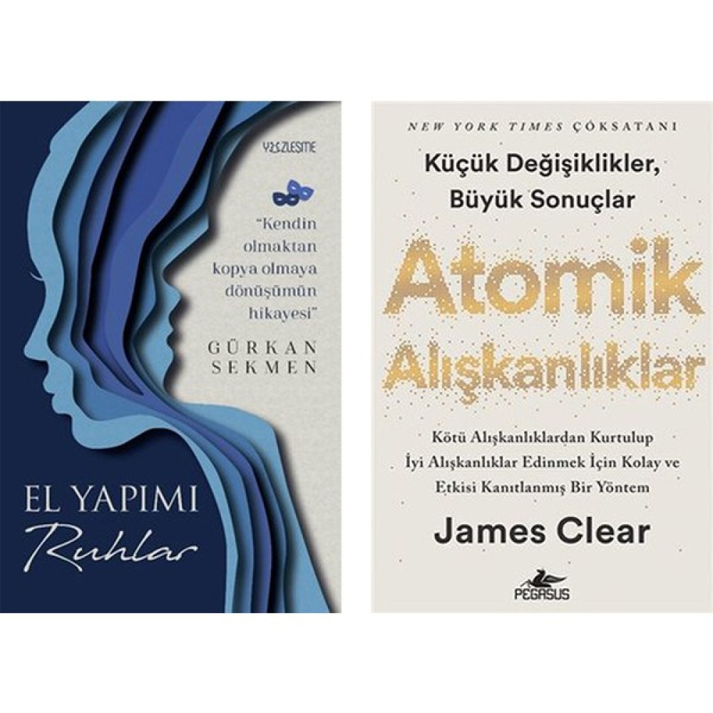 El Yapımı Ruhlar - Atomik Alışkanlıklar (3 Kitap Set) Kişisel Gelişim ve Psikoloji Fiyatı