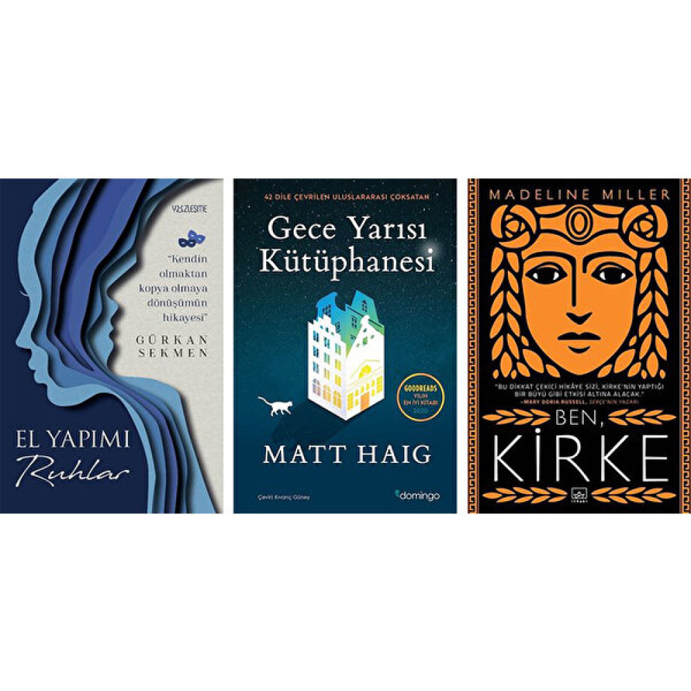 El Yapımı Ruhlar - Gece Yarısı Kütüphanesi - Ben Kirke (3 Kitap Set) Edebiyat Fiyatı